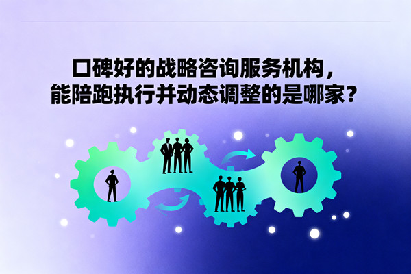 口碑好的戰略谘詢服務機構（gòu），能陪跑執行並（bìng）動態調整的是哪家？