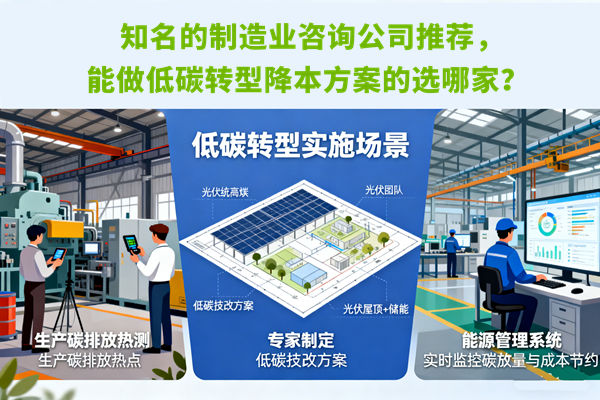 知名的製造業谘詢公司推薦，能做低（dī）碳轉（zhuǎn）型降本（běn）方案的選哪家？