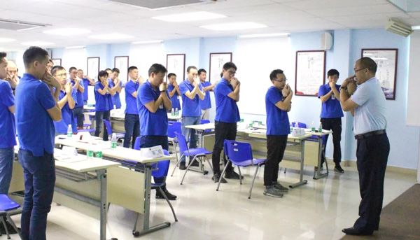 《六星班組（zǔ）打造》課程現場