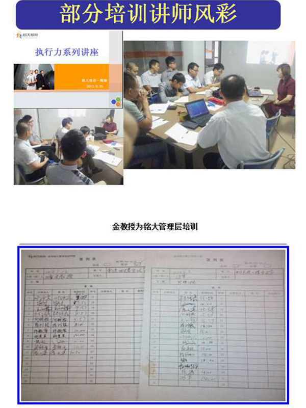 2013年泉州銘大教育培訓學校推行全麵管理升級