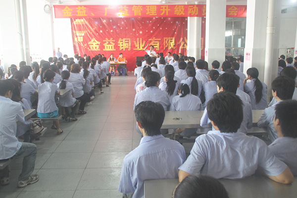 金濤（tāo）教授在管理升級動員大（dà）會上演講