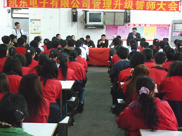 東莞市凱東五金電機有限公司推行全麵管理升級