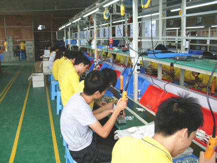 改（gǎi）造後生產現場