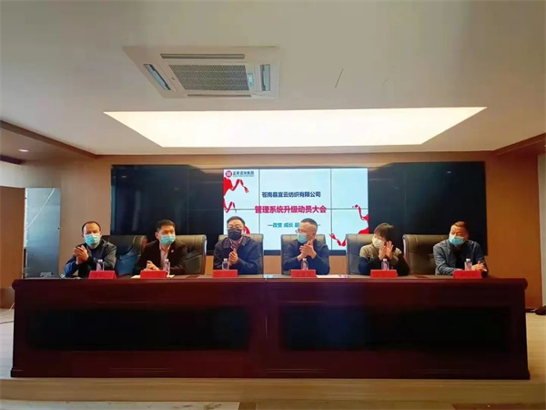 蒼南（nán）縣宜雲紡織有限公司啟動企業係統管理升（shēng）級