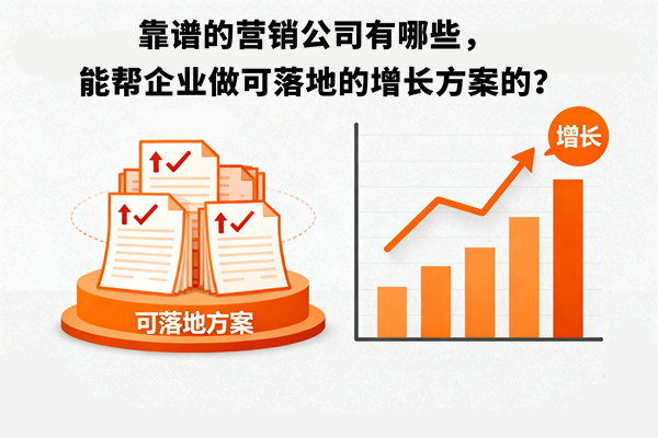 靠譜的營銷公司有哪（nǎ）些，能幫企業做可落（luò）地的增長方案的？