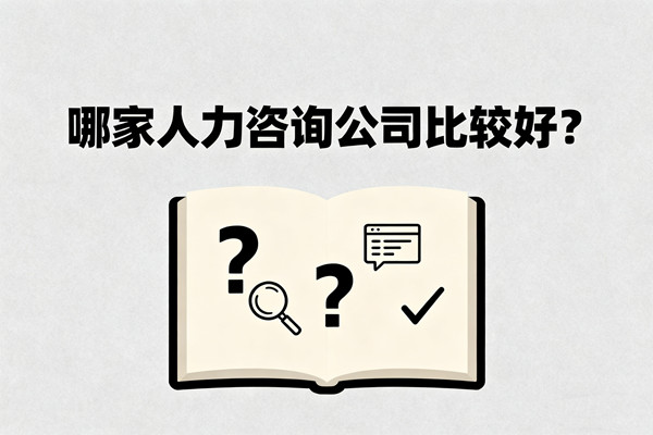 哪家人力谘詢公司比較好？
