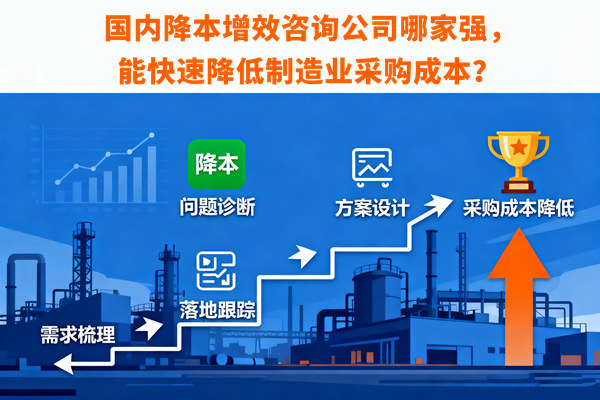 國內降本增效谘詢公司哪家強，能快速降低製（zhì）造業采購成本？